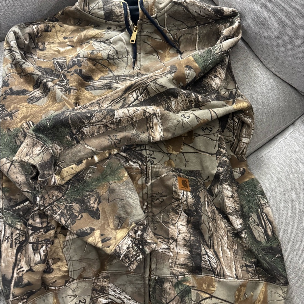Carhartt Woodland Camo Field Jacket